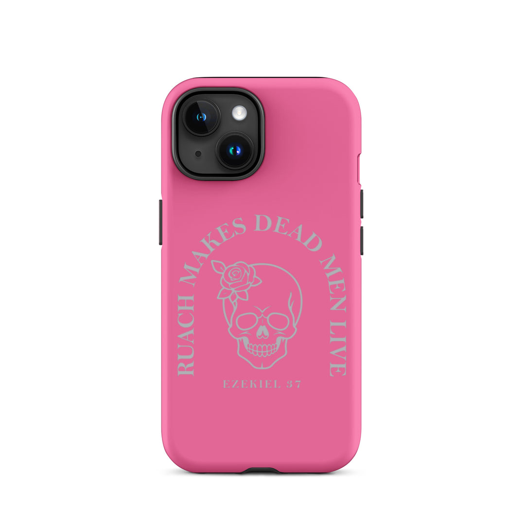 Christian Phone Case Ruach Makes Dead Men Live Pink for iPhone® iPhone® Phone Cases Matte iPhone 15 