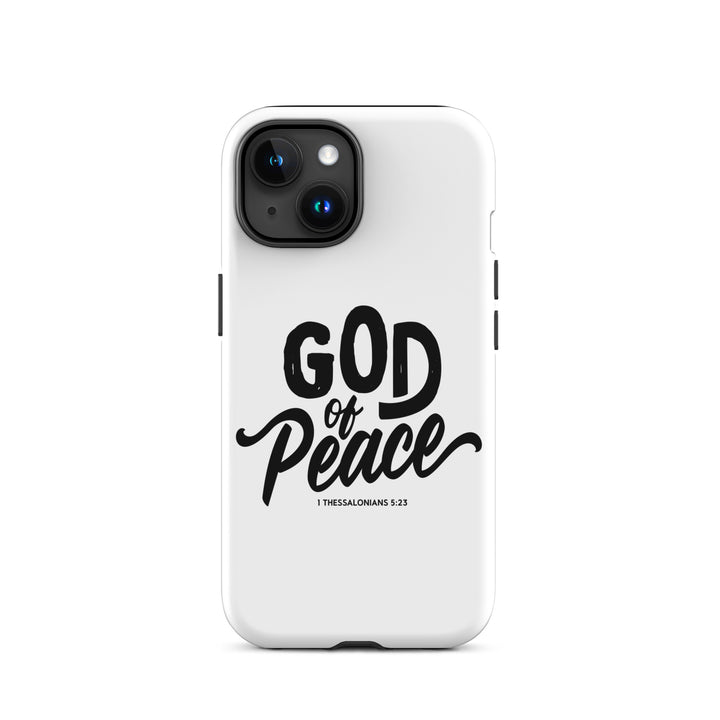 Christian Phone Case God of Peace White for iPhone® iPhone® Phone Cases Matte iPhone 15 