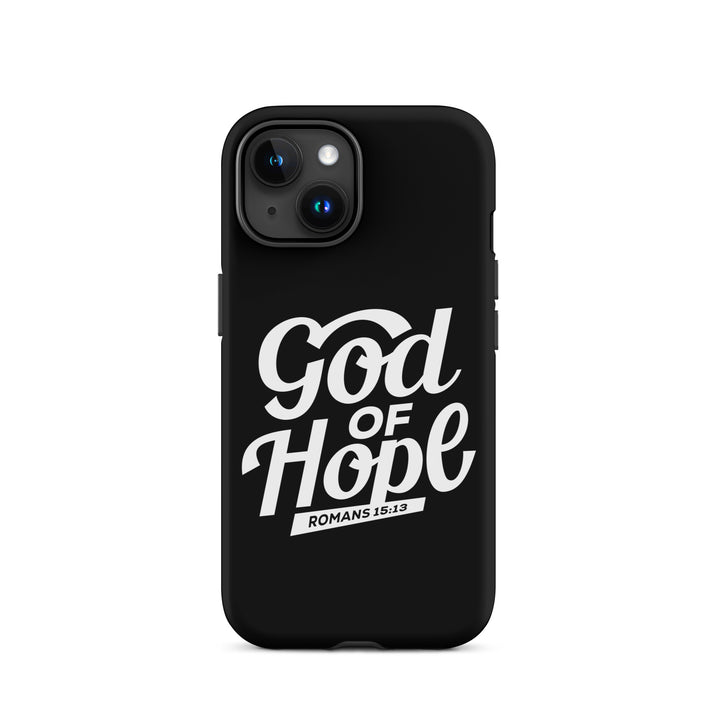 Christian Phone Case God of Hope Black for iPhone® iPhone® Phone Cases Matte iPhone 15 