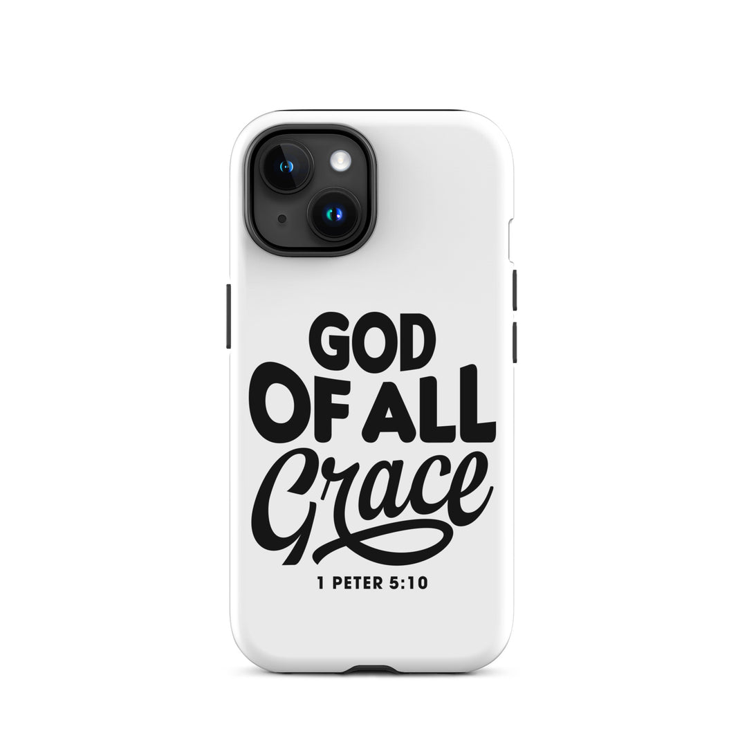 Christian Phone Case God of All Grace White for iPhone® iPhone® Phone Cases Matte iPhone 15 