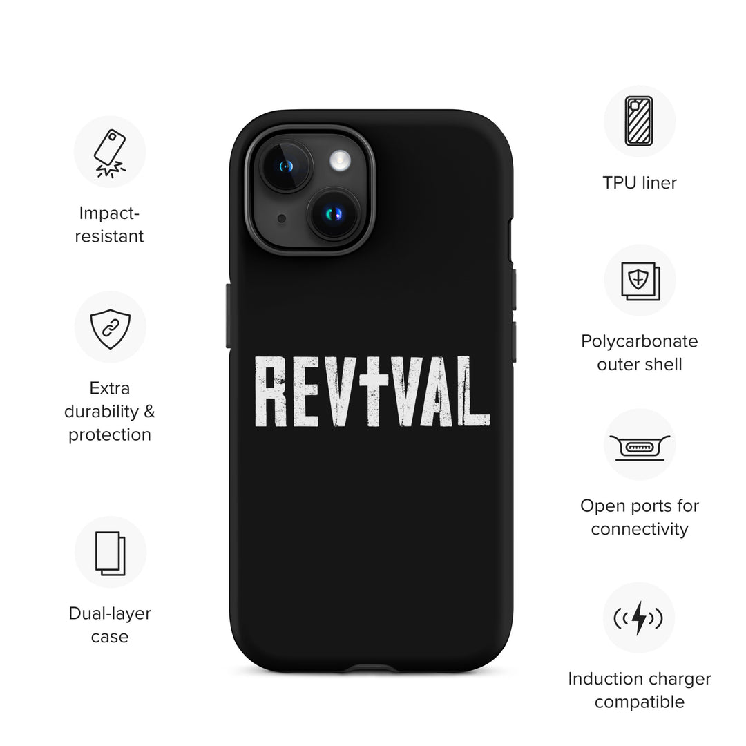 Christian Phone Case Revival Black for iPhone® iPhone® Phone Cases   