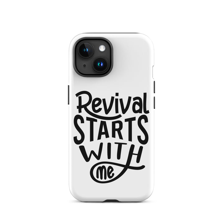 Christian Phone Case Revival Starts With Me White for iPhone® iPhone® Phone Cases Matte iPhone 15 