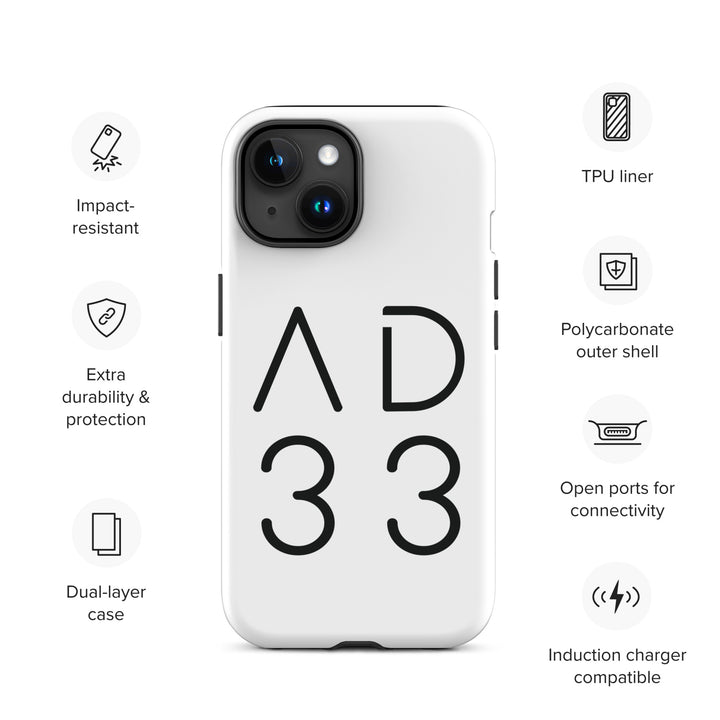 Christian Phone Case AD 33 White for iPhone® iPhone® Phone Cases   