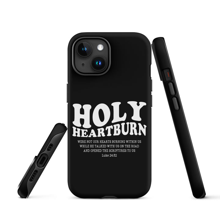 Christian Phone Case Holy Heartburn Black for iPhone® iPhone® Phone Cases   