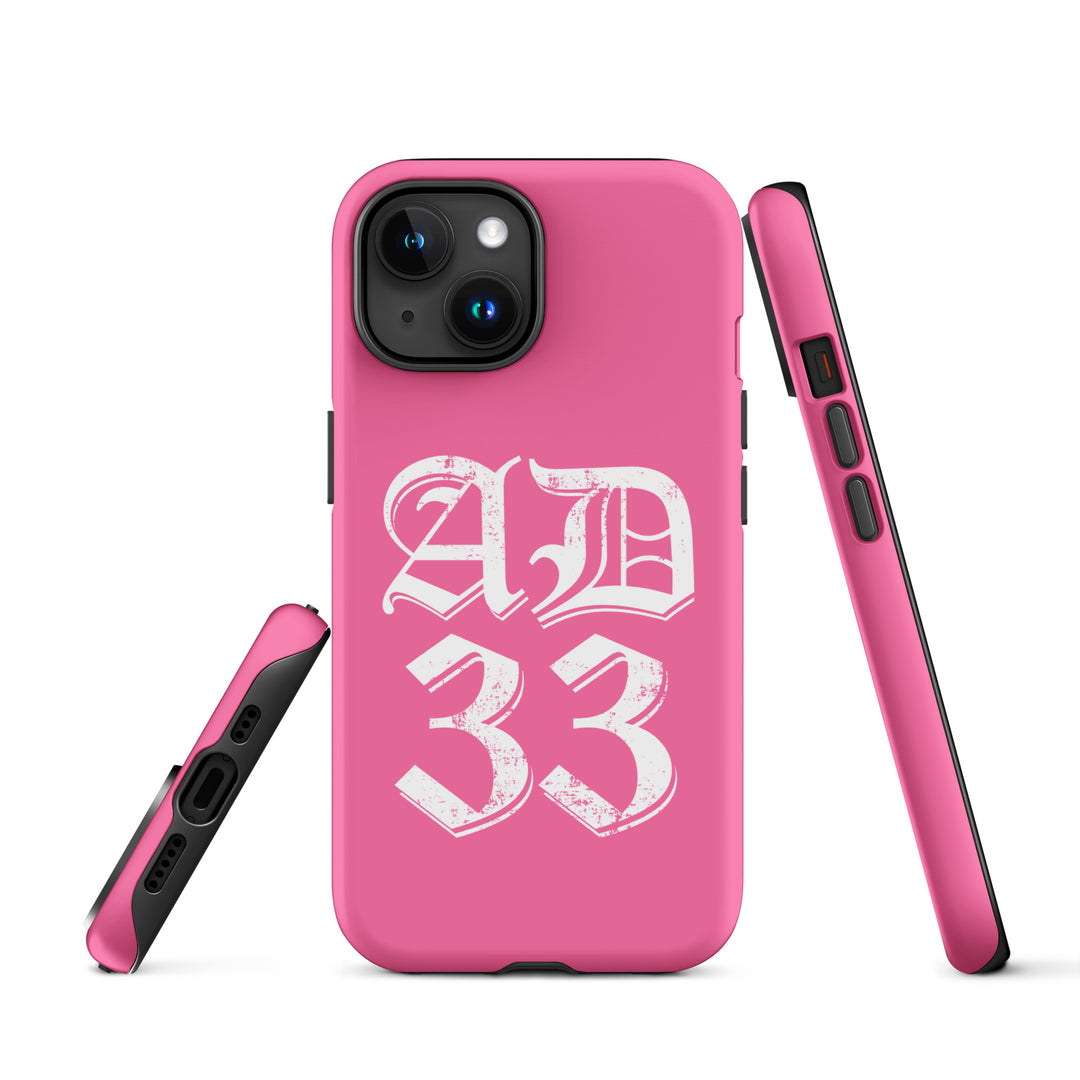 Christian Phone Case AD 33 Old English Pink for iPhone® iPhone® Phone Cases   