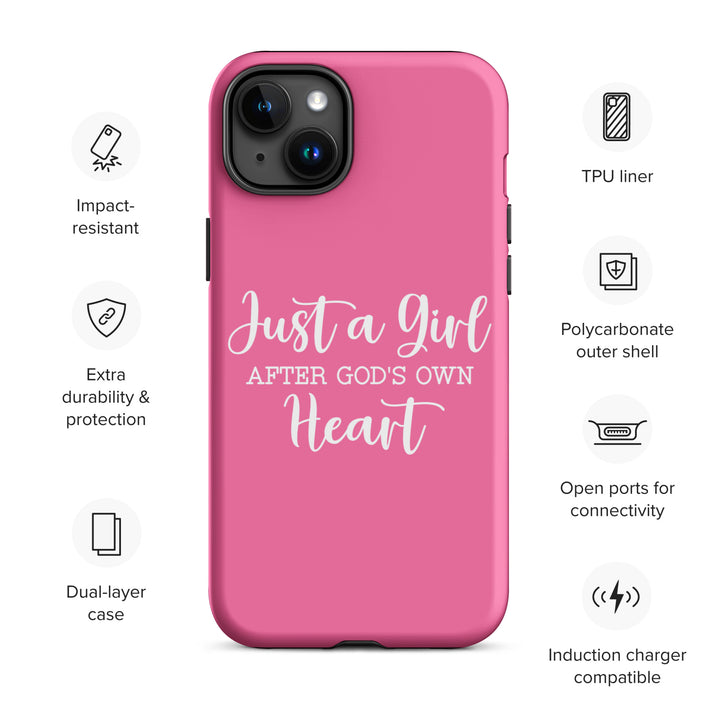 Christian Phone Case Girl After God's Heart for iPhone® iPhone® Phone Cases   