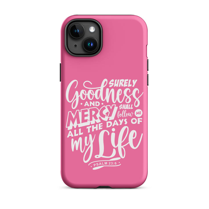 Christian Phone Case Goodness and Mercy for iPhone® iPhone® Phone Cases Matte iPhone 15 Plus 