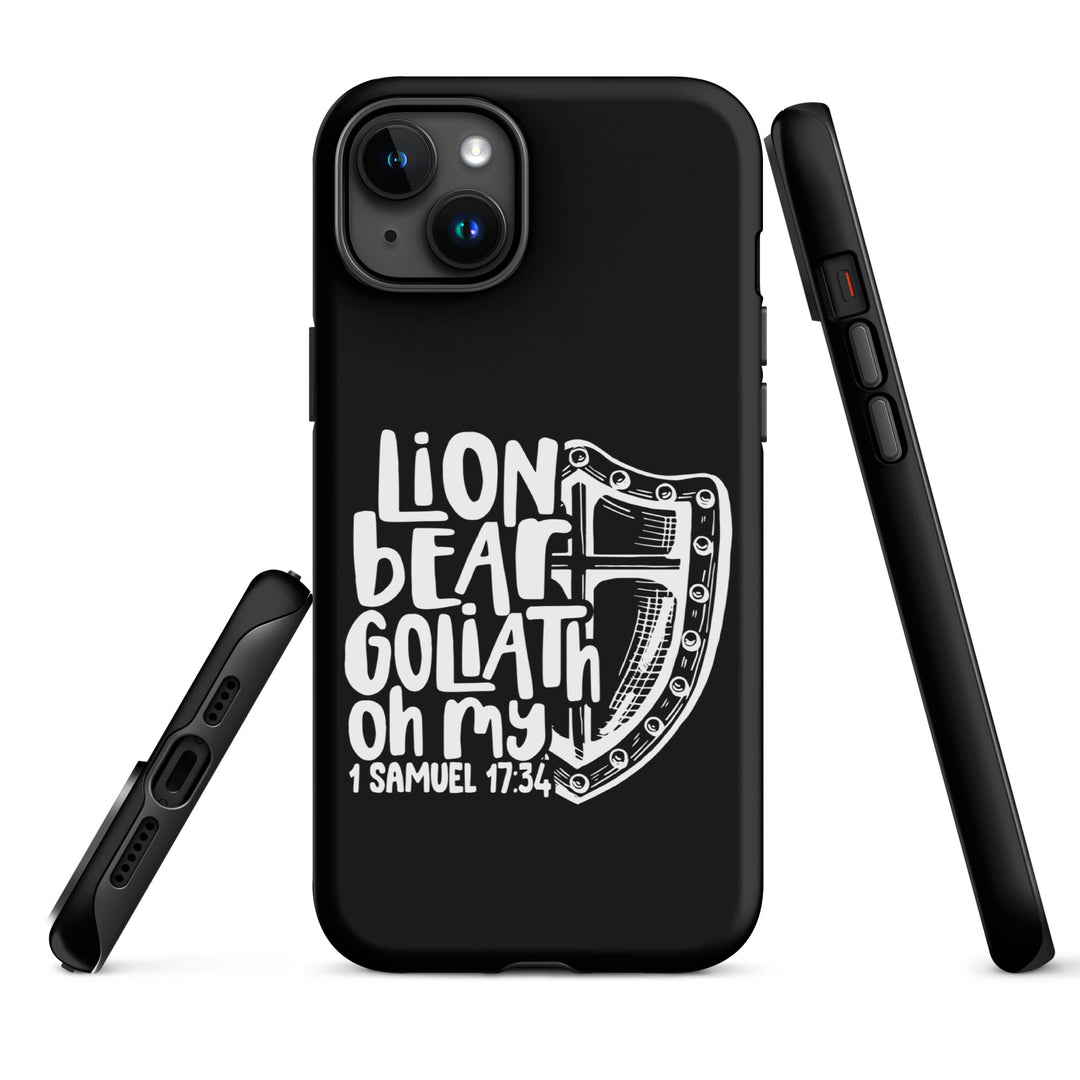 Christian Phone Case Lion Bear Goliath Oh My for iPhone® iPhone® Phone Cases   