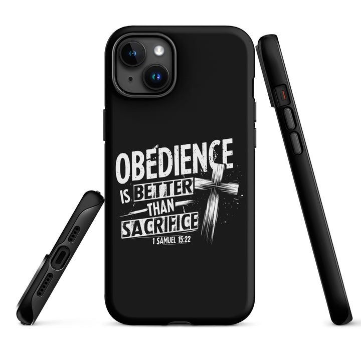 Christian Phone Case Obedience Is Better for iPhone® iPhone® Phone Cases   