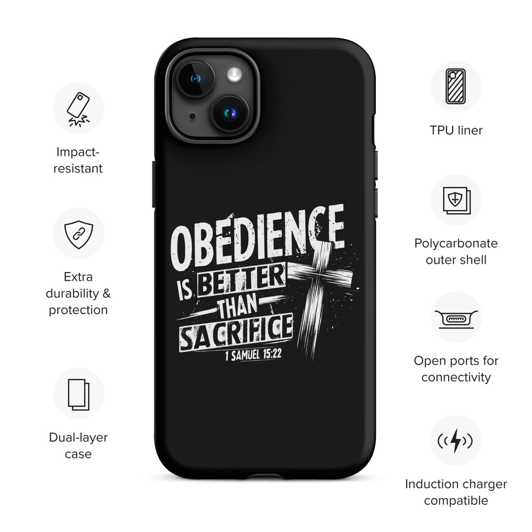 Christian Phone Case Obedience Is Better for iPhone® iPhone® Phone Cases   