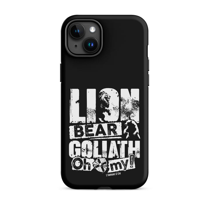 Christian Phone Case Lion Bear Goliath for iPhone® iPhone® Phone Cases Matte iPhone 15 Plus 