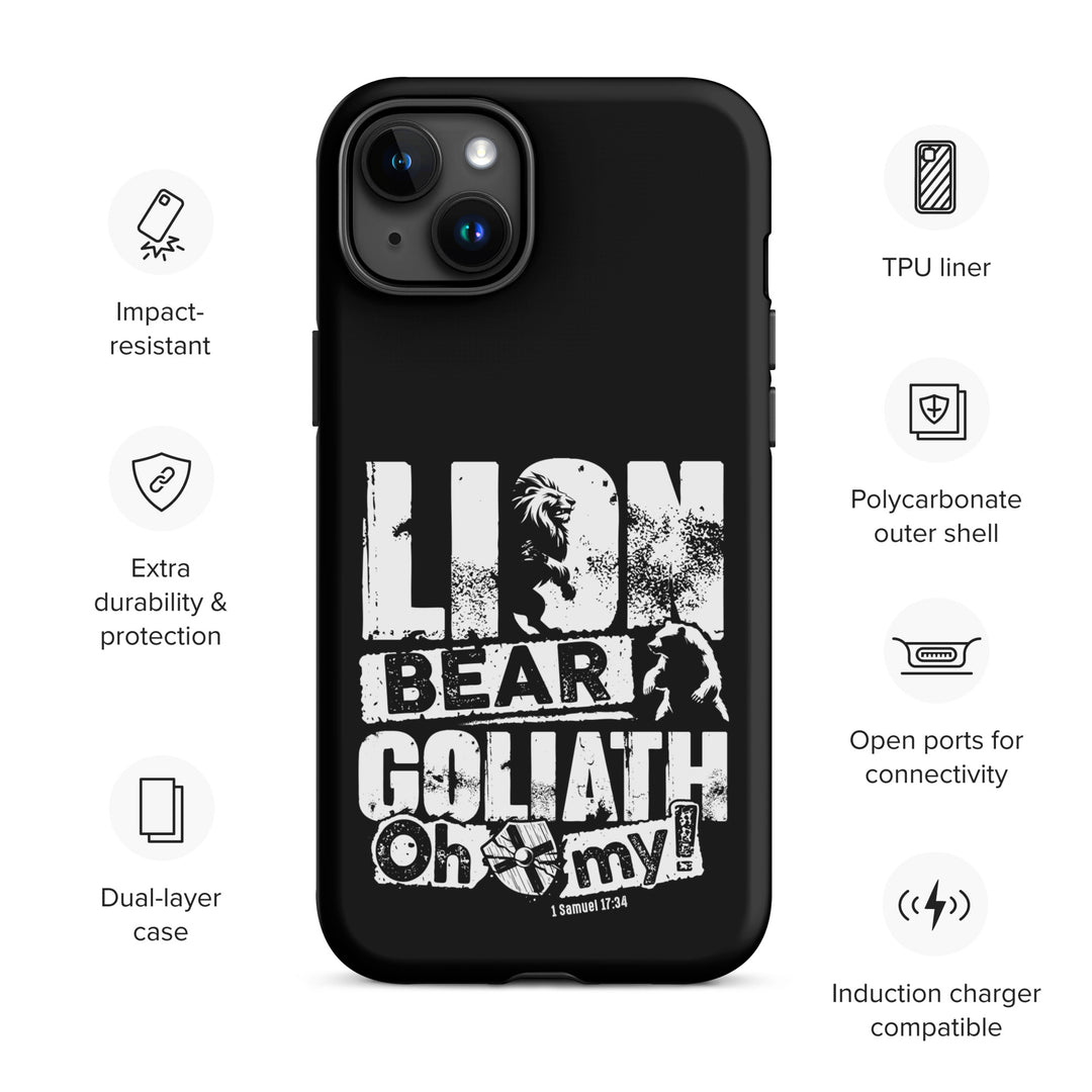 Christian Phone Case Lion Bear Goliath for iPhone® iPhone® Phone Cases   