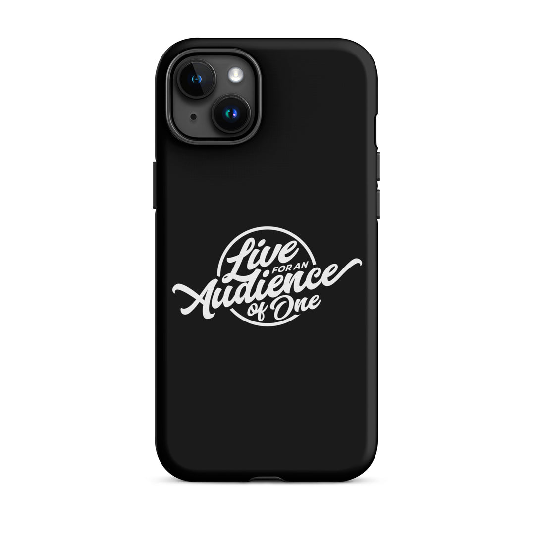 Christian Phone Case Audience of One Black for iPhone® iPhone® Phone Cases Matte iPhone 15 Plus 