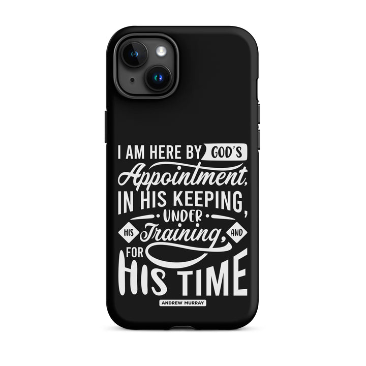 Christian Phone Case His Time Black for iPhone® iPhone® Phone Cases Matte iPhone 15 Plus 