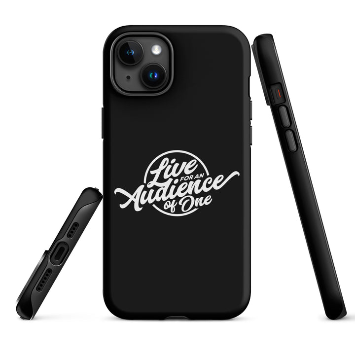 Christian Phone Case Audience of One Black for iPhone® iPhone® Phone Cases   