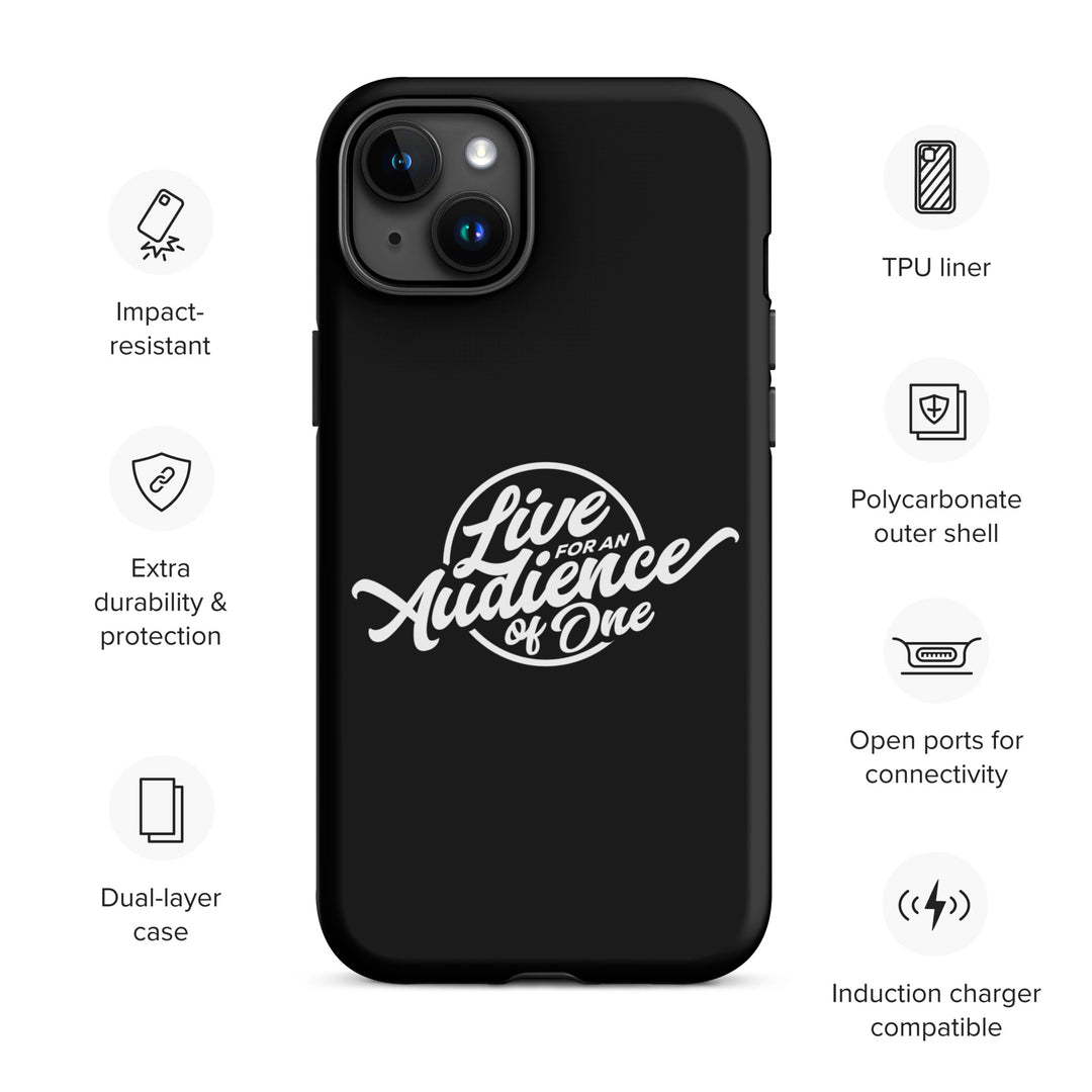 Christian Phone Case Audience of One Black for iPhone® iPhone® Phone Cases   