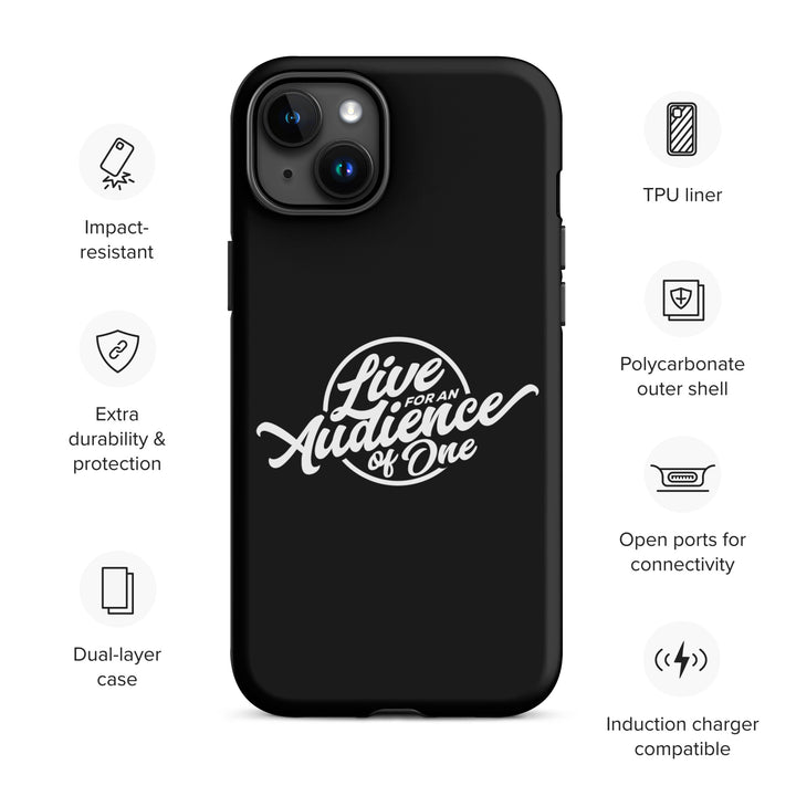 Christian Phone Case Audience of One Black for iPhone® iPhone® Phone Cases   