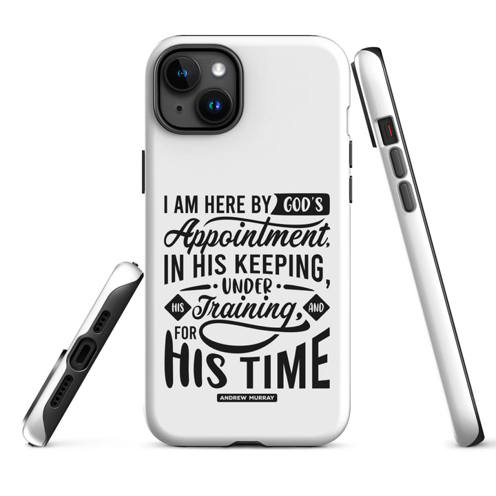 Christian Phone Case His Time White for iPhone® iPhone® Phone Cases   