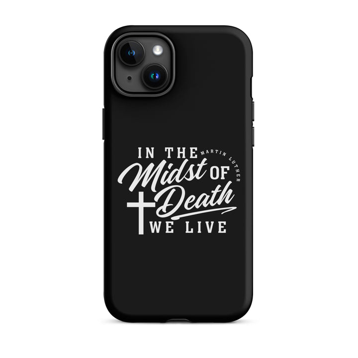 Christian Phone Case Midst of Death Black for iPhone® iPhone® Phone Cases Matte iPhone 15 Plus 