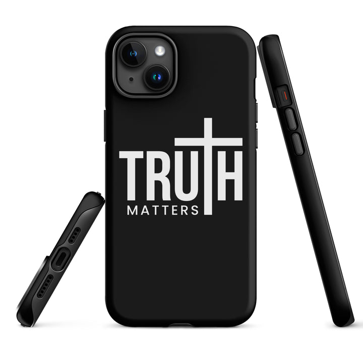 Christian Phone Case Truth Matters Black for iPhone® iPhone® Phone Cases   