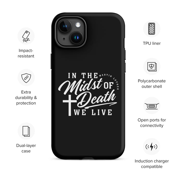 Christian Phone Case Midst of Death Black for iPhone® iPhone® Phone Cases   