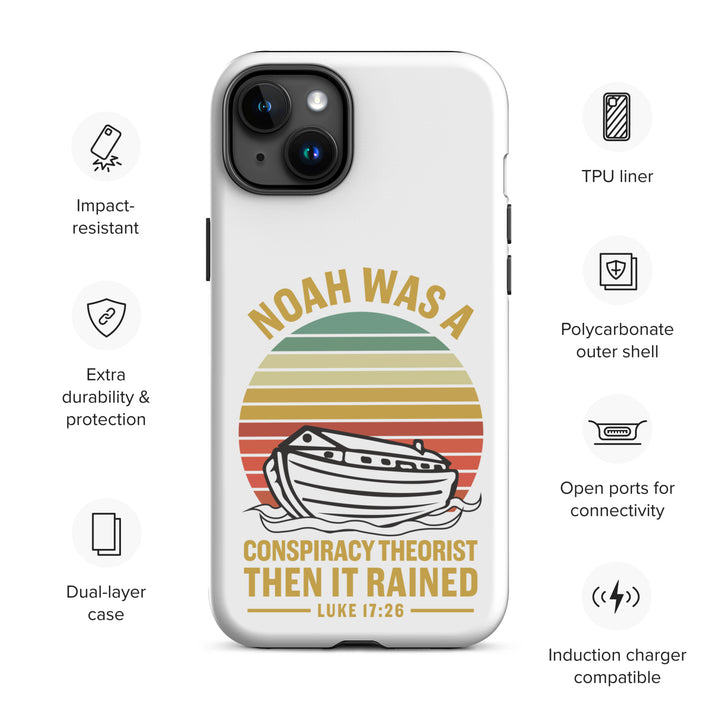 Christian Phone Case Noah Conspiracy White for iPhone® iPhone® Phone Cases   