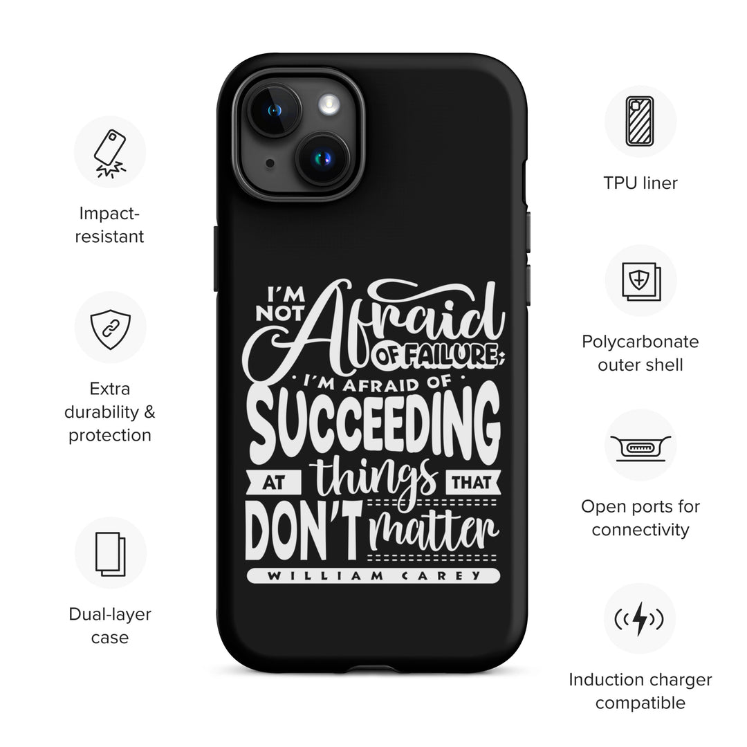 Christian Phone Case Things That Matter Black for iPhone® iPhone® Phone Cases   