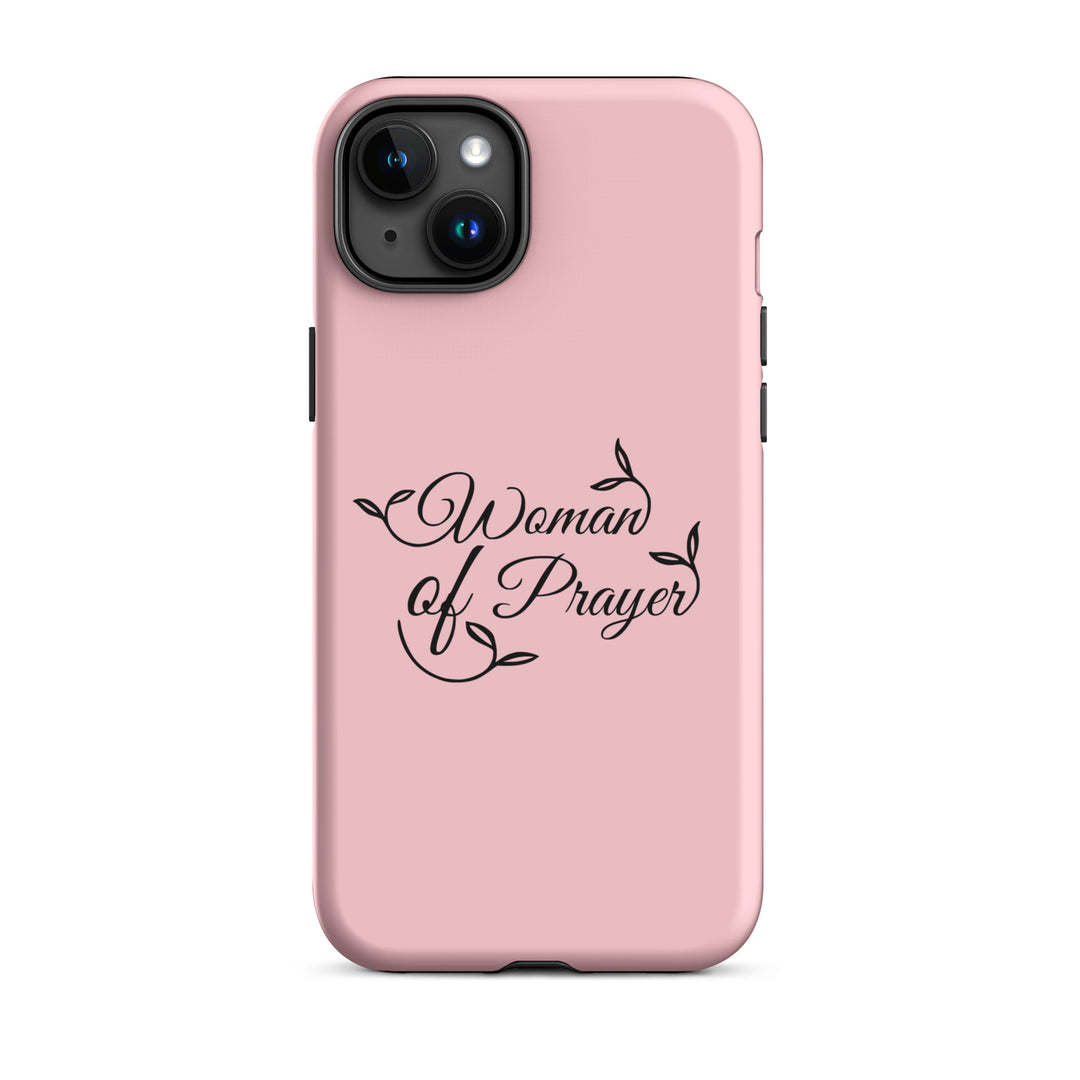 Christian Phone Case Woman of Prayer Pink for iPhone® iPhone® Phone Cases Matte iPhone 15 Plus 