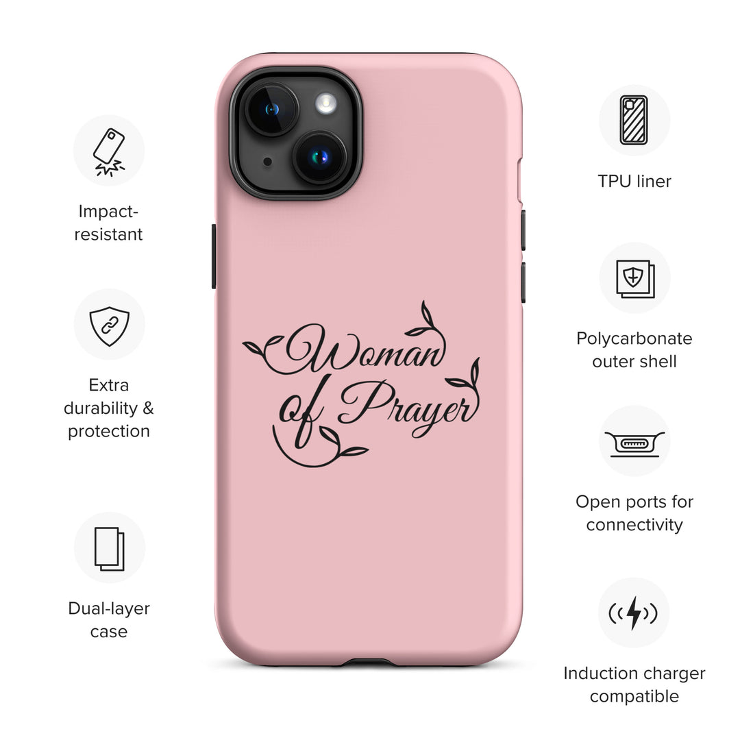 Christian Phone Case Woman of Prayer Pink for iPhone® iPhone® Phone Cases   