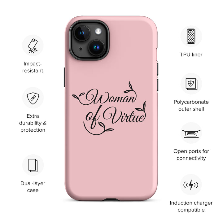 Christian Phone Case Woman of Virtue Pink for iPhone® iPhone® Phone Cases   