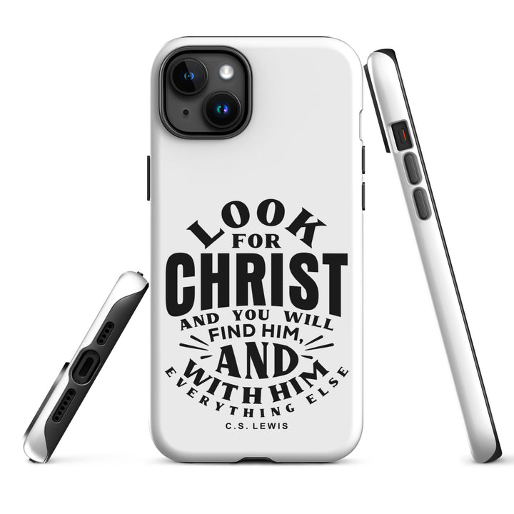 Christian Phone Case Look For Christ White for iPhone® iPhone® Phone Cases   