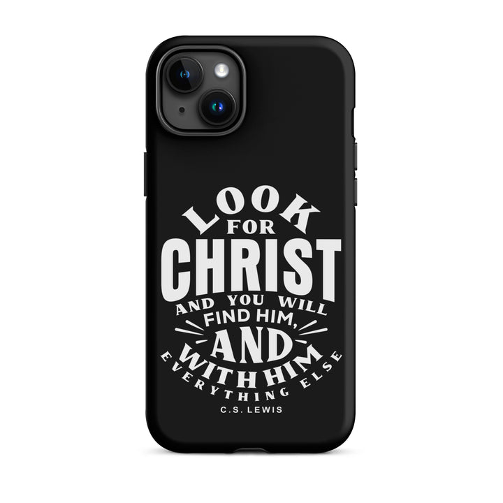 Christian Phone Case Look For Christ Black for iPhone® iPhone® Phone Cases Matte iPhone 15 Plus 