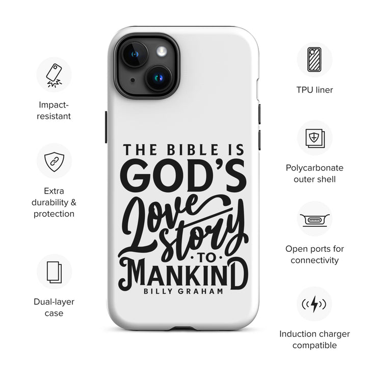 Christian Phone Case God's Love Story White for iPhone® iPhone® Phone Cases   