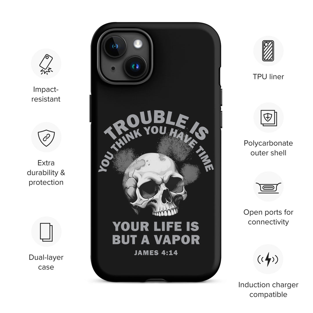 Christian Phone Case Life Is Vapor Black for iPhone® iPhone® Phone Cases   