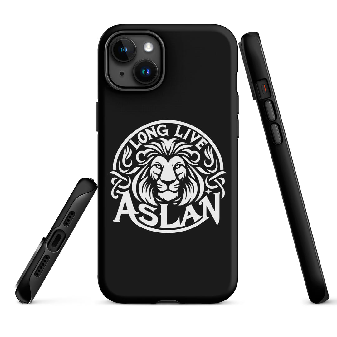 Christian Phone Case Long Live Aslan Black for iPhone® iPhone® Phone Cases   