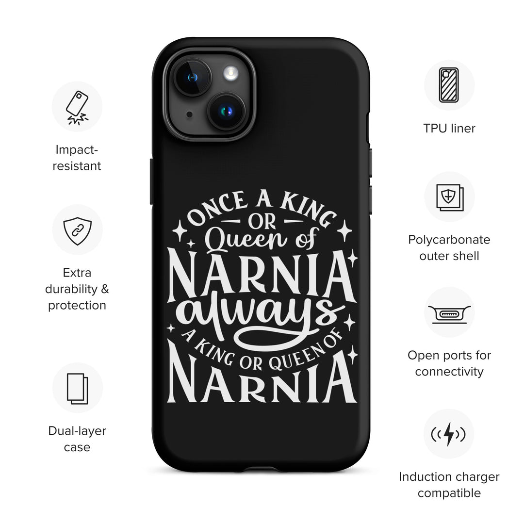 Christian Phone Case King or Queen Narnia Black for iPhone® iPhone® Phone Cases   