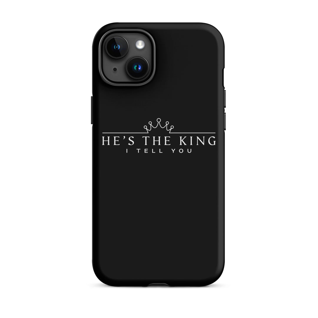 Christian Phone Case He's The King Black for iPhone® iPhone® Phone Cases Matte iPhone 15 Plus 