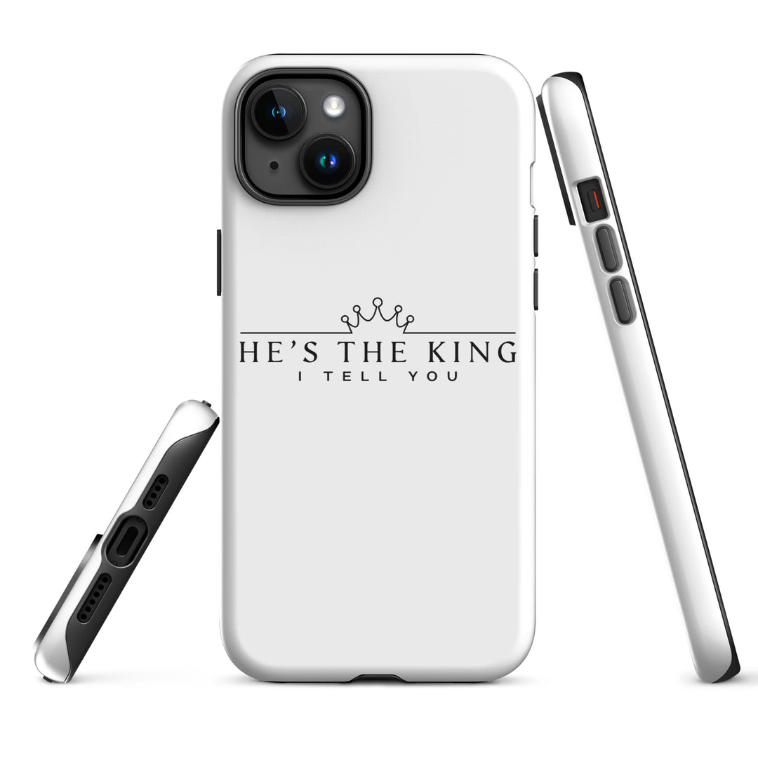 Christian Phone Case He's The King White for iPhone® iPhone® Phone Cases   