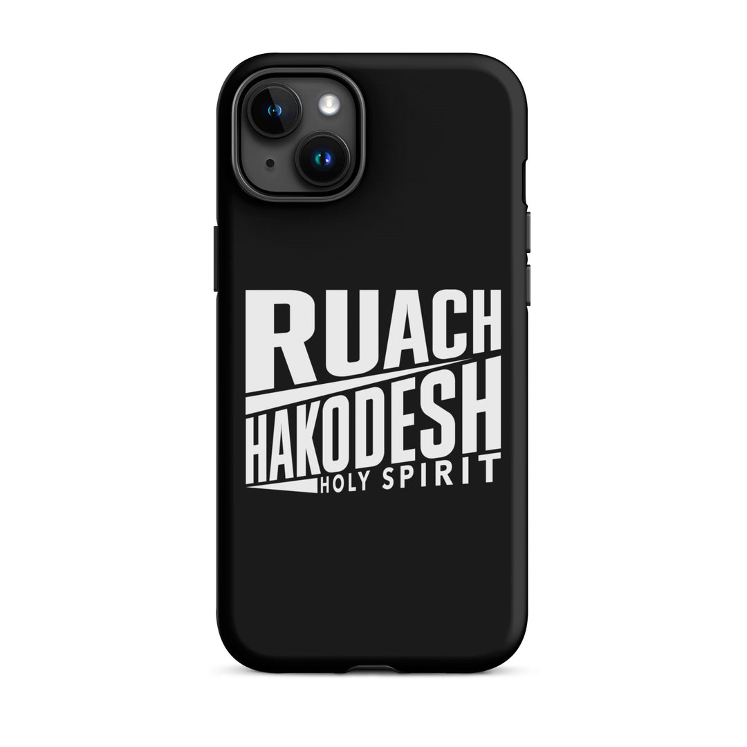 Christian Phone Case Ruach Hakodesh Holy Spirit Black for iPhone® iPhone® Phone Cases Matte iPhone 15 Plus 