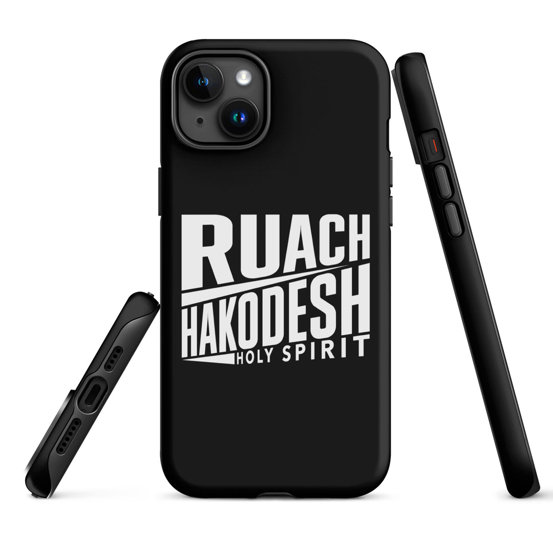 Christian Phone Case Ruach Hakodesh Holy Spirit Black for iPhone® iPhone® Phone Cases   