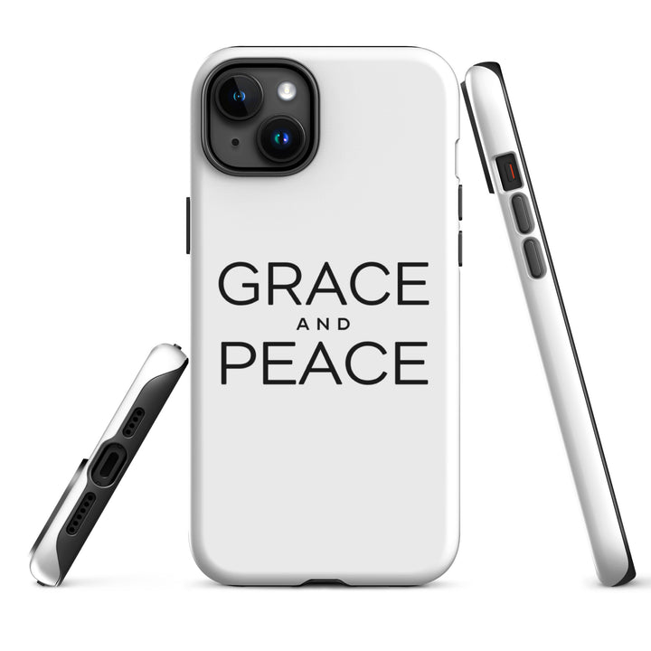 Christian Phone Case Grace and Peace White for iPhone® iPhone® Phone Cases   