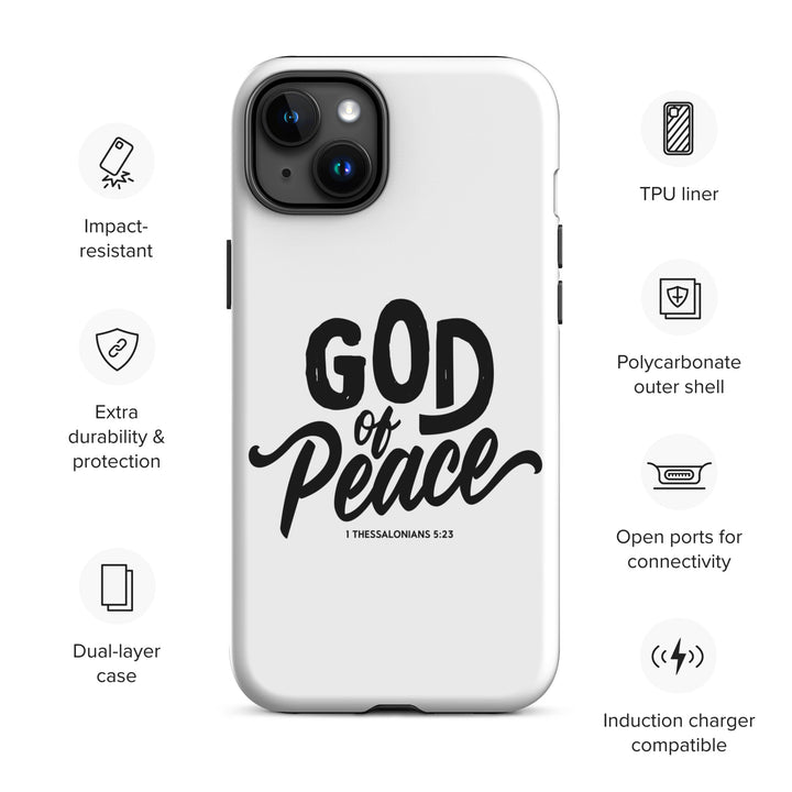 Christian Phone Case God of Peace White for iPhone® iPhone® Phone Cases   