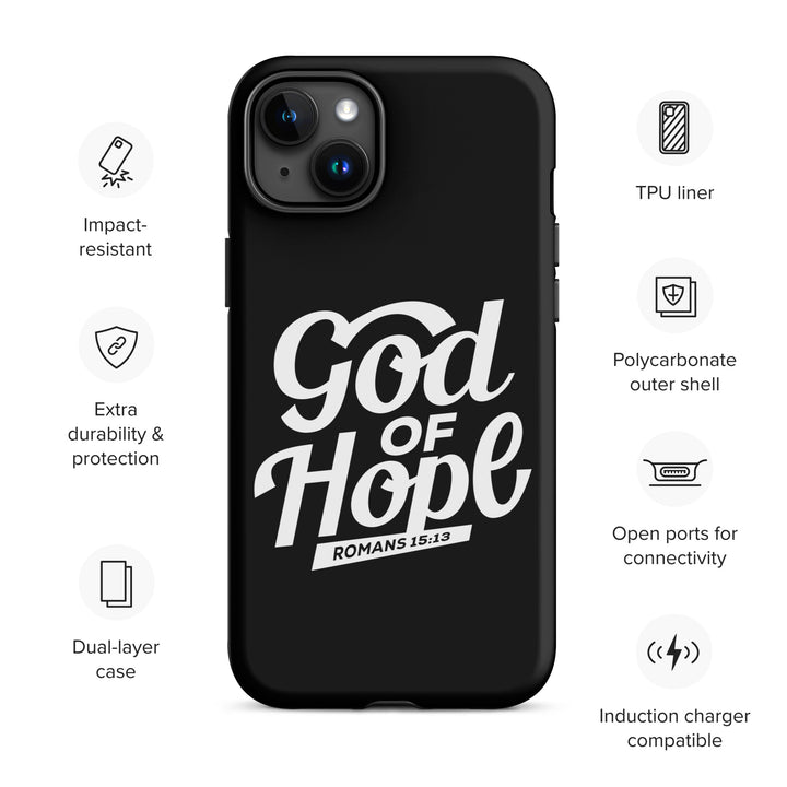 Christian Phone Case God of Hope Black for iPhone® iPhone® Phone Cases   