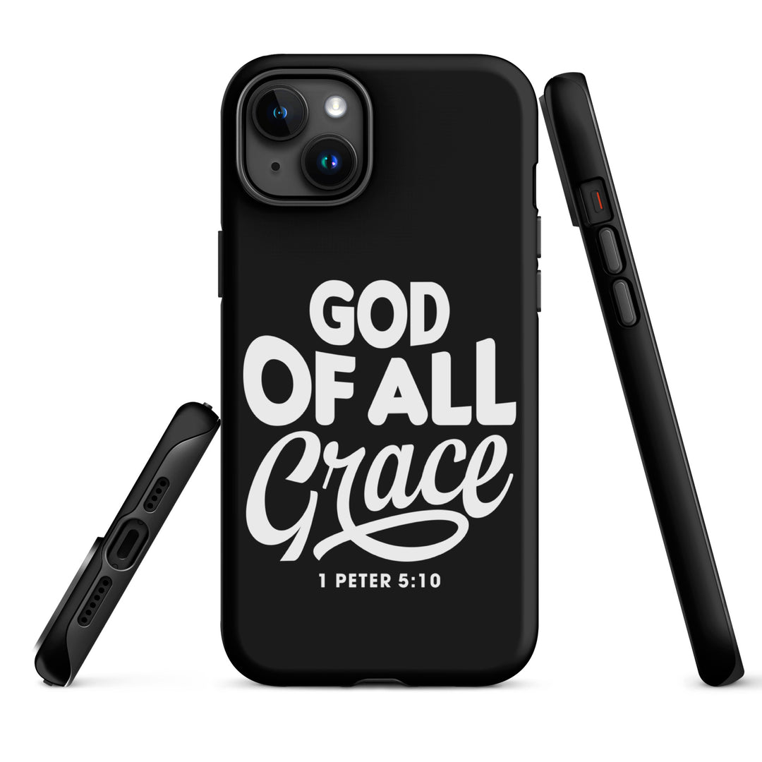 Christian Phone Case God of All Grace Black for iPhone® iPhone® Phone Cases   