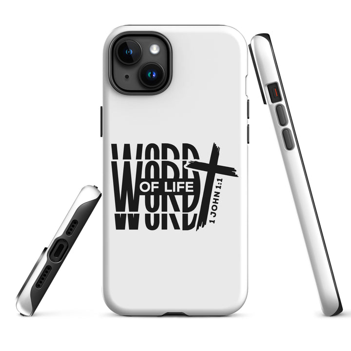 Christian Phone Case Word of Life White for iPhone® iPhone® Phone Cases   