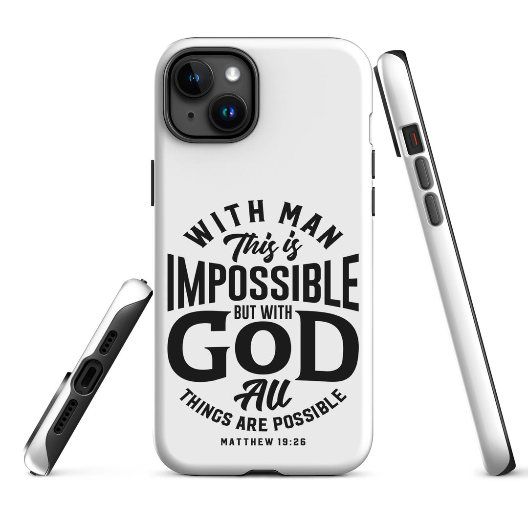 Christian Phone Case All Things Possible White for iPhone® iPhone® Phone Cases   