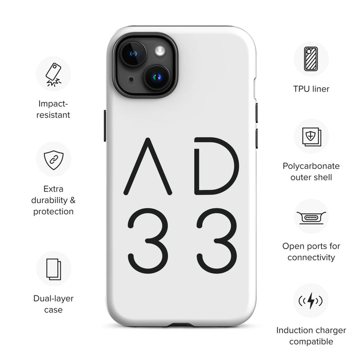 Christian Phone Case AD 33 White for iPhone® iPhone® Phone Cases   