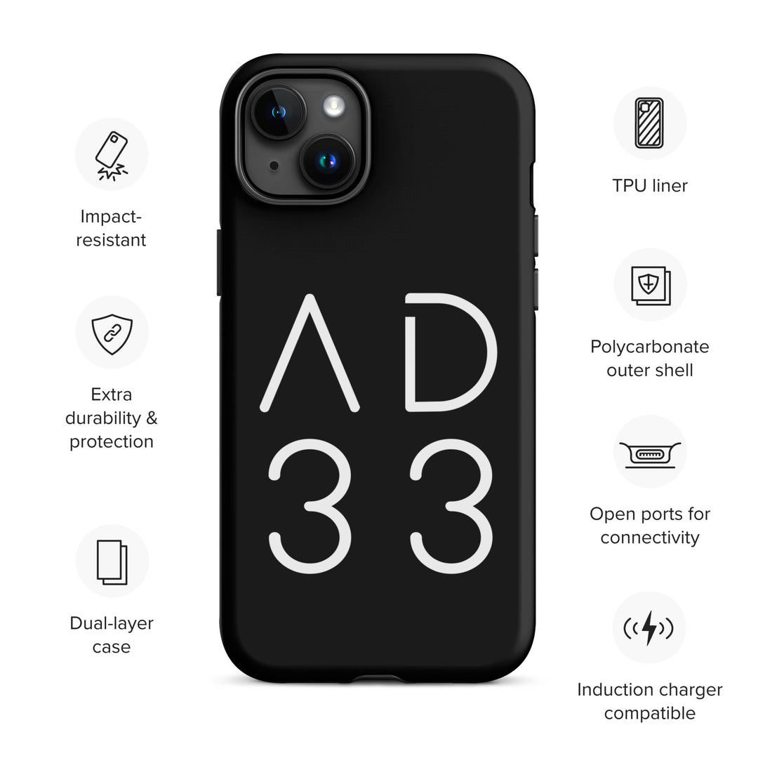 Christian Phone Case AD 33 Black for iPhone® iPhone® Phone Cases   