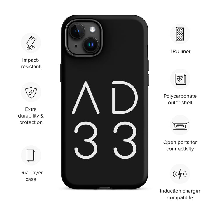 Christian Phone Case AD 33 Black for iPhone® iPhone® Phone Cases   