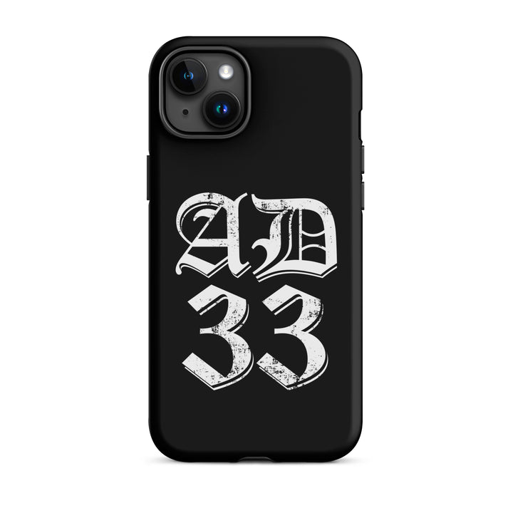 Christian Phone Case AD 33 Old English Black for iPhone® iPhone® Phone Cases Matte iPhone 15 Plus 